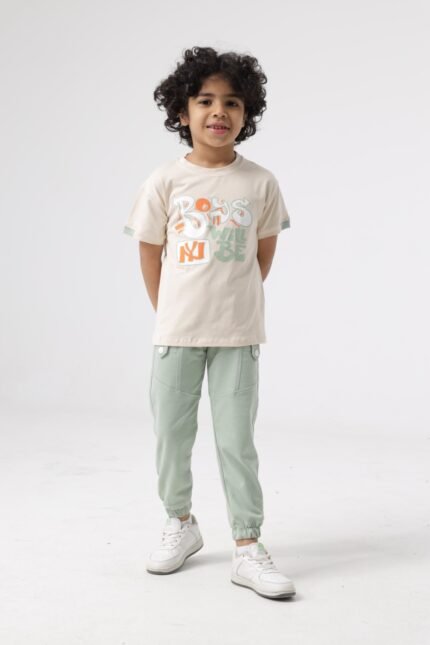 طقم أولادي كاجوال "Boys Will Be Boys"